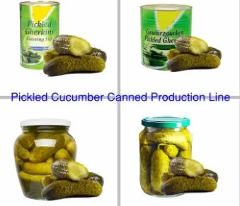 Tinned Canned Food Production Line Automatic Pickled Cucumber Canning Production Line