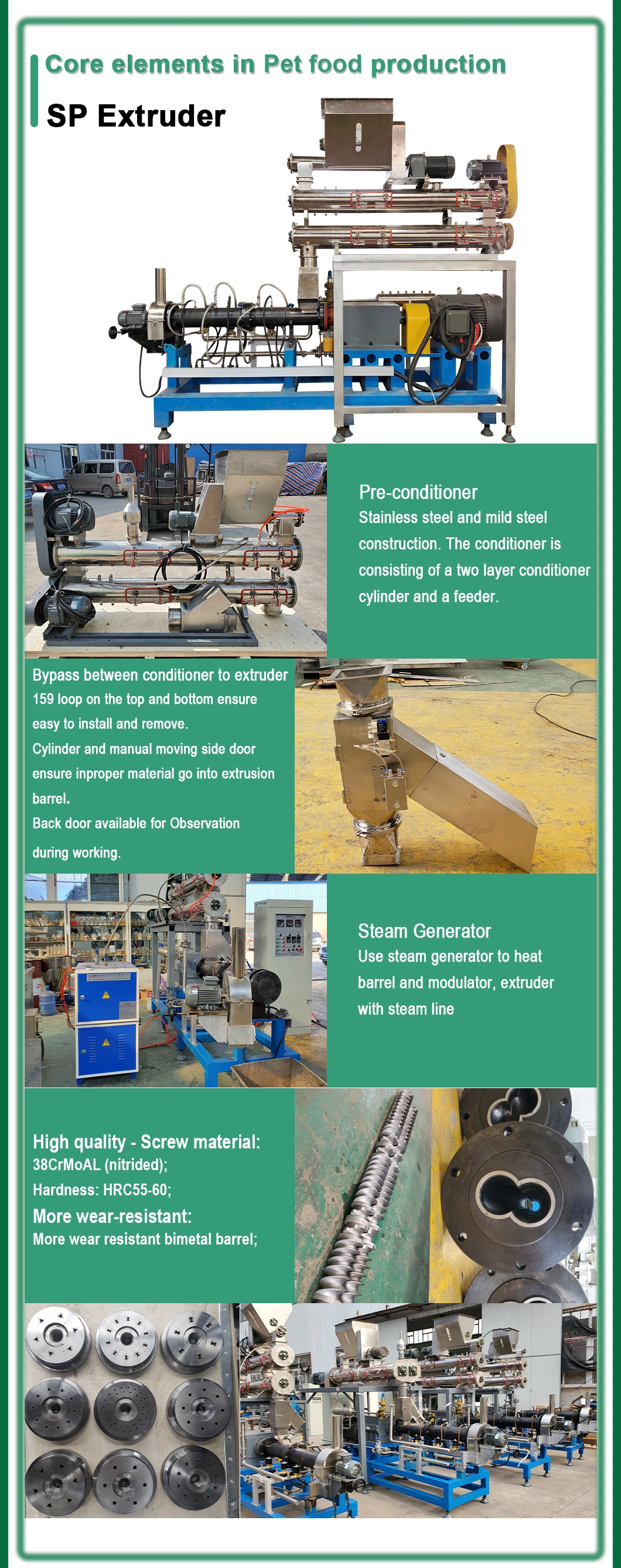 Greatly Admired Tse Extruded Dog Food Making Machine + Used Pet Food Extruder for Sale + Canned Wet Pet Food Production Line