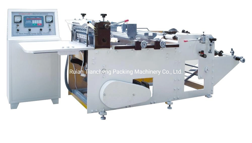 TCJ-HZ-260D High Speed PVC Pet Shrink Sleeve Label Center Glue Gluing Seaming Machine Sealing Machine Inspection and Rewinding Machine Cutting Machine
