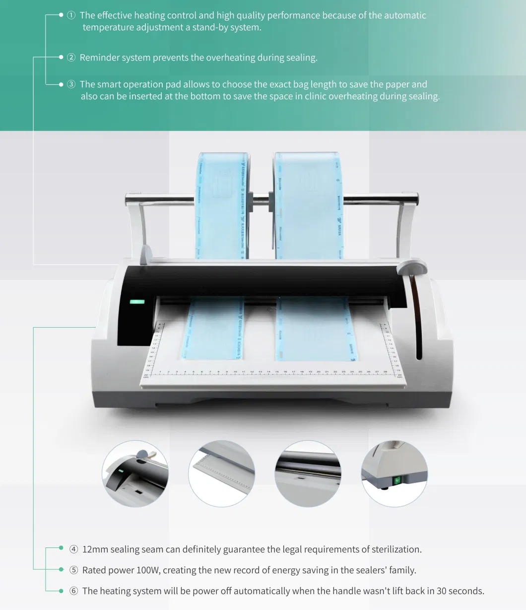 Dental Sterilization Instruments Dental Automatic Sealer Sealing Machine (THR-D35)