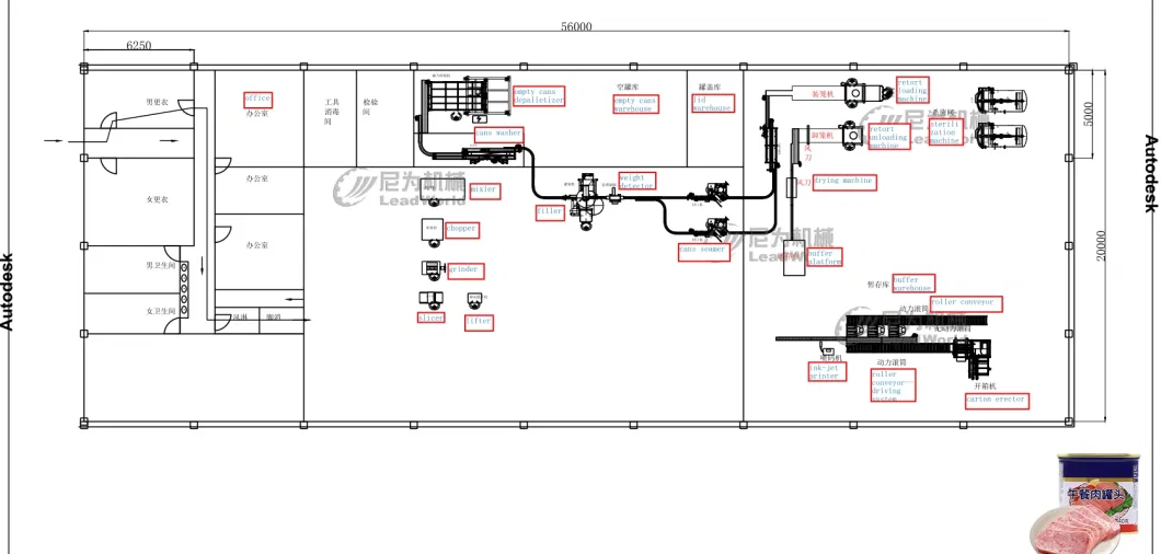 Automatic Octopus Canned Bean Food Production Line