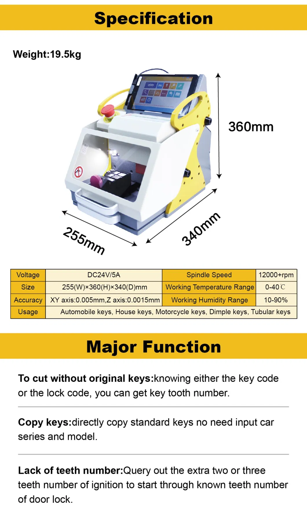 Hottest Good Price Auxiliary Key Jaw for Key Copy Machine